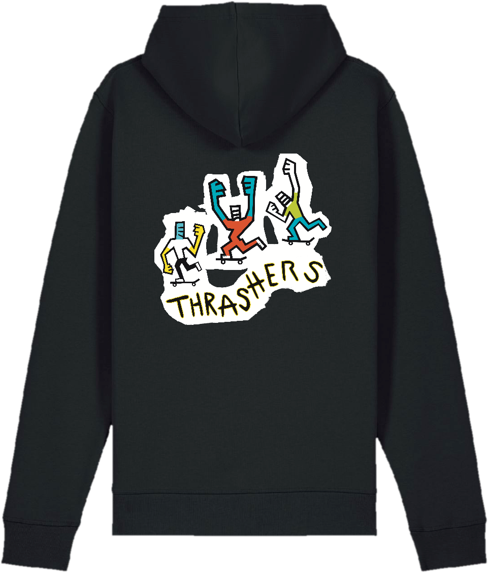 Sudadera negra Thrasher The Otero